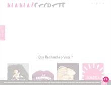 Tablet Screenshot of nanasecrets.com